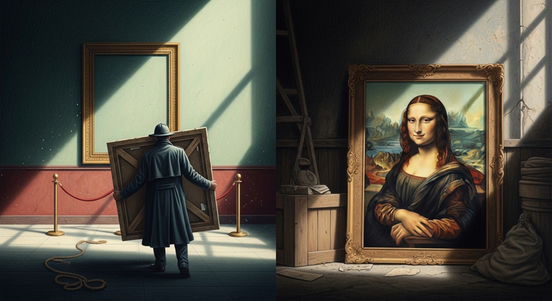 La Mona Lisa: ¡El asombroso robo del siglo! 🖼️